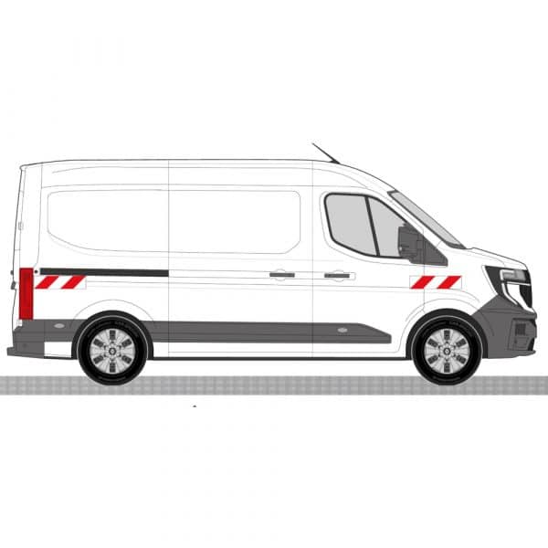 Kit Rouge-Blanc CL. B Total - RENAULT Master H2 Tôlé (2024) – Image 2